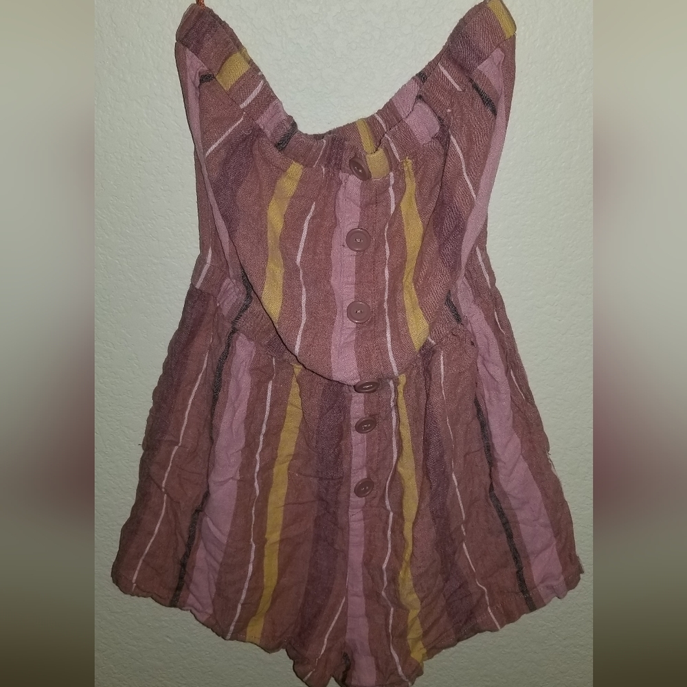 Strapless Romper